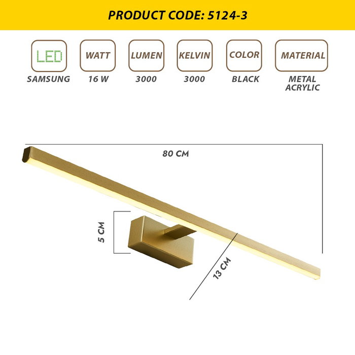 Opviq L1651 Antique Lámpara de Pared